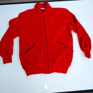 VINTAGE Velour track jacket